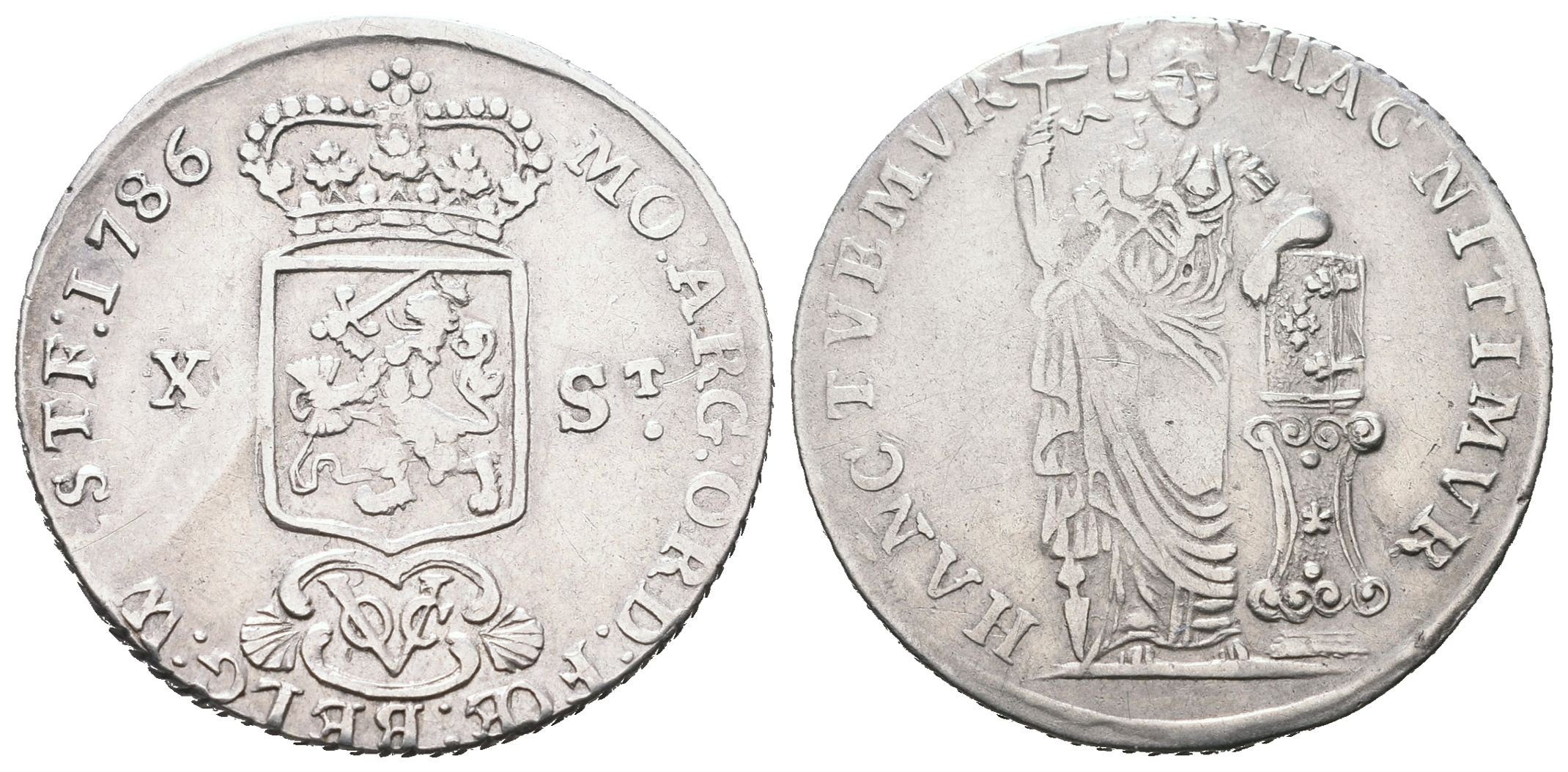 Nizozemí-Západní Frísko, X Stuiver 1786