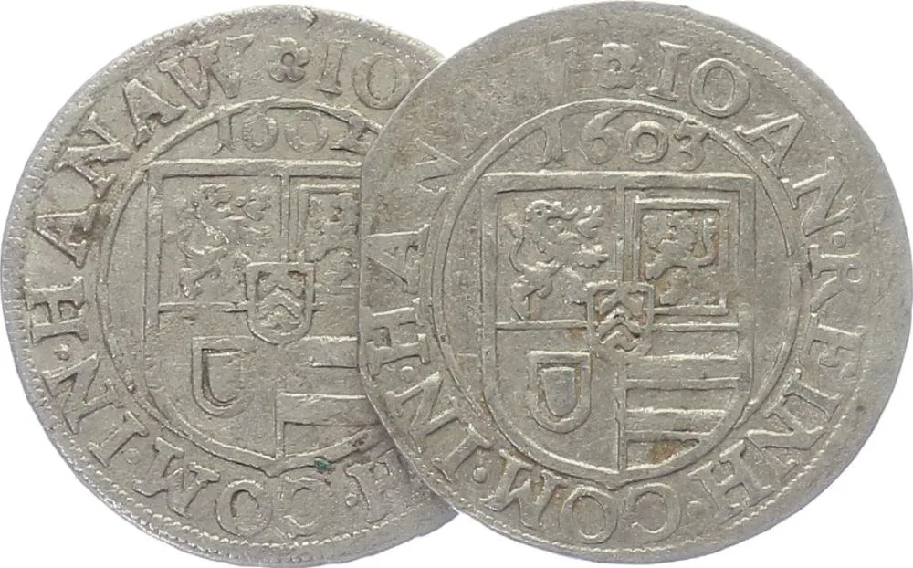 Hanau - Lichtenberg, Johann Reinhard, 1599 - 1625 — 1