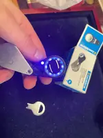 Lupa 10x, LED + UV Leuchtturm, Precizní kapesní lupa - fotografie 5
