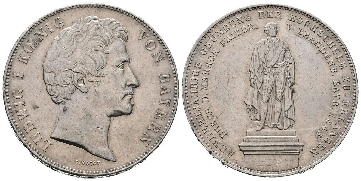 Bavorsko, Ludwig I., 1825 - 1848 — 1