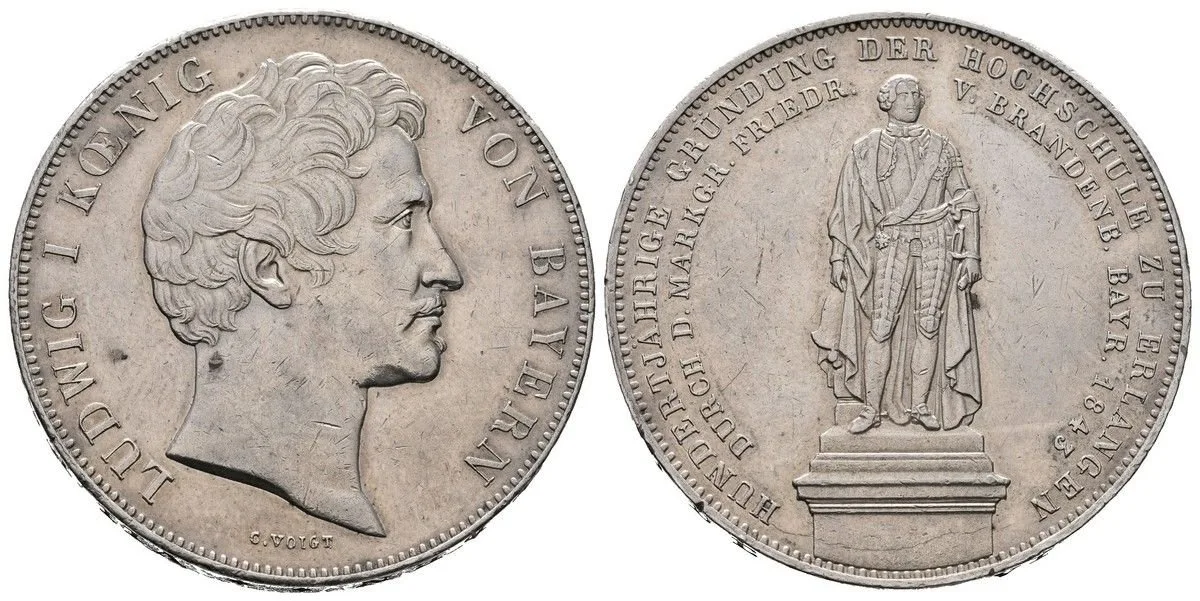 Bavorsko, Ludwig I., 1825 - 1848 — 1