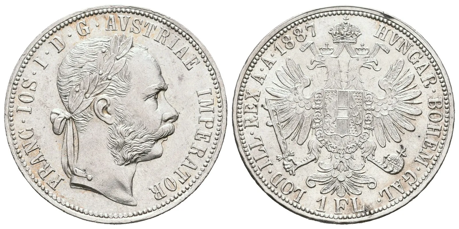 Zlatník 1887, krásná zachovalost, lesk, patina, drobné rysky — 1