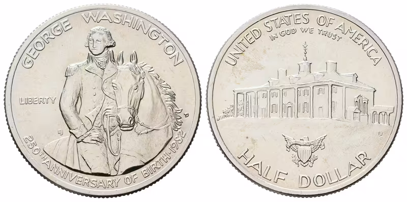 USA, 1/2 Dollar 1982 - George Washington