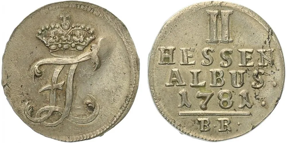 Hessen - Kassel, Friedrich II., 1760 - 1785 — 1