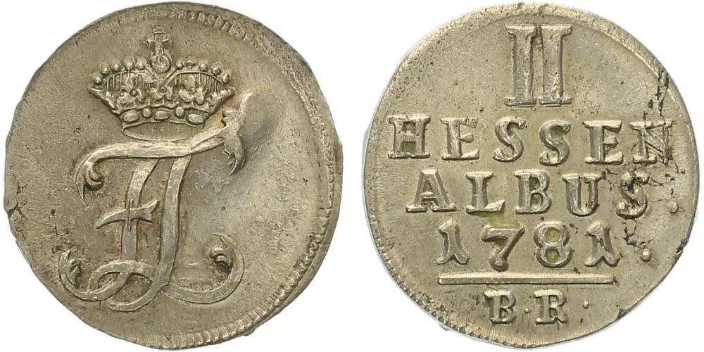 Hessen - Kassel, Friedrich II., 1760 - 1785 — 1