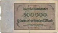 Německo, 500000 Mark 1923, Ro.87b - fotografie 2
