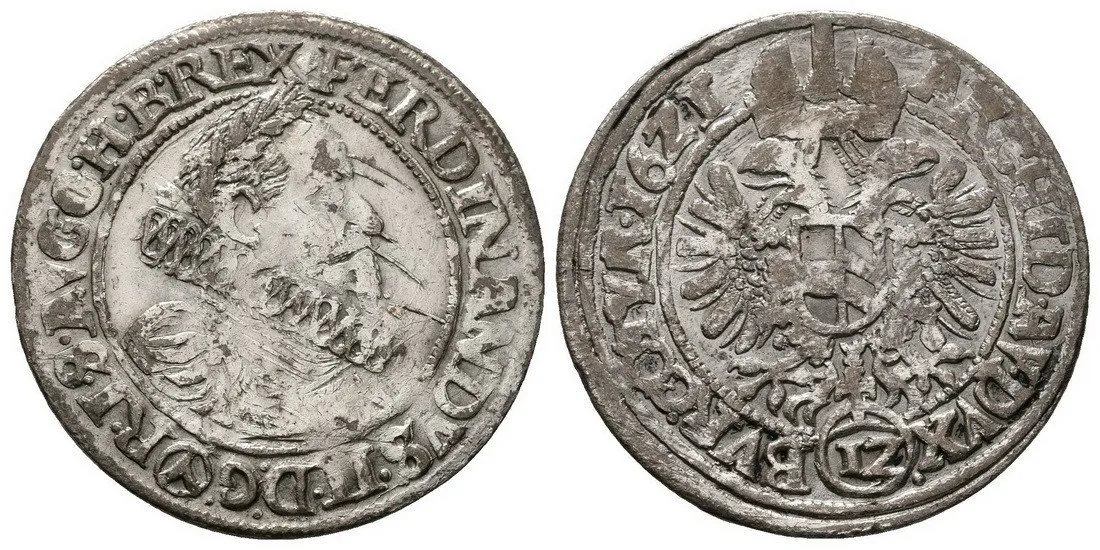 Ferdinand II., 1619 - 1637 (Mince kiprová) — 1