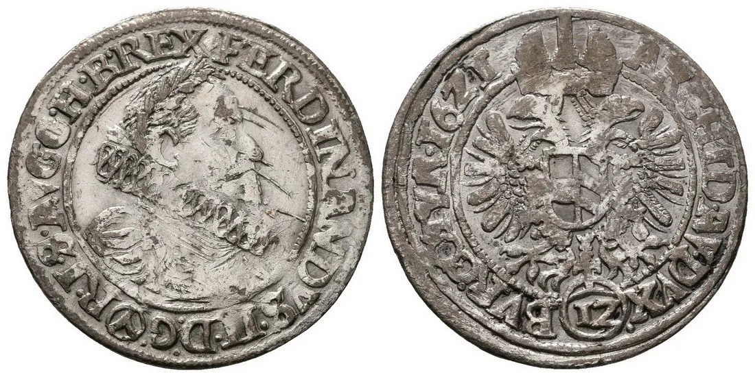 Ferdinand II., 1619 - 1637 (Mince kiprová) — 1