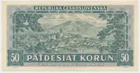 Československo, 50 Koruna 1948, série A 10 - 48, Hej.82a2 - fotografie 2
