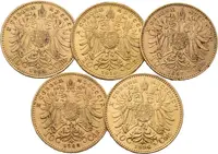 10 Koruna 1896, 1897, 1905, 1909, 1910 - fotografie 2