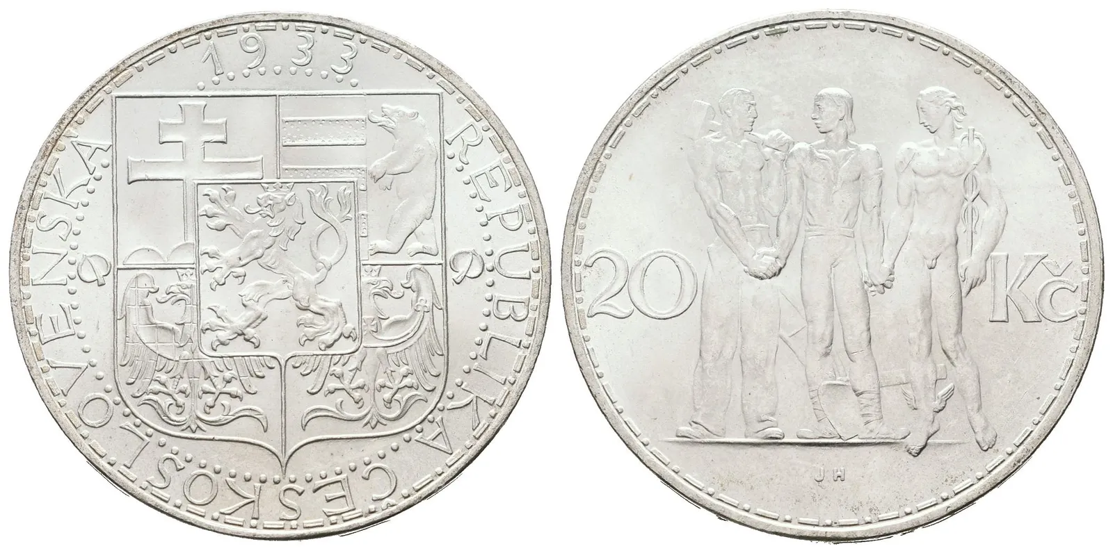 20 Koruna 1933
