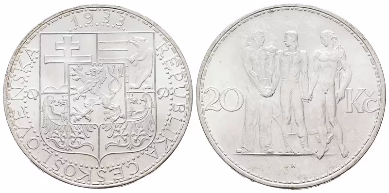 20 Koruna 1933