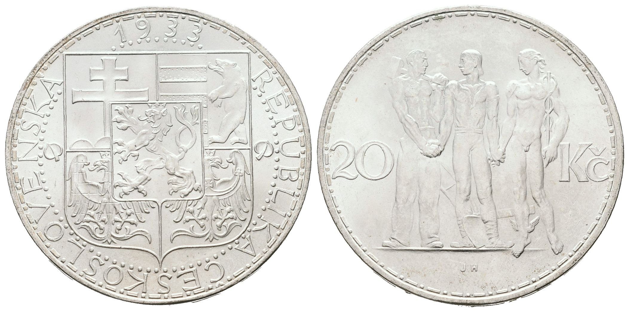 20 Koruna 1933