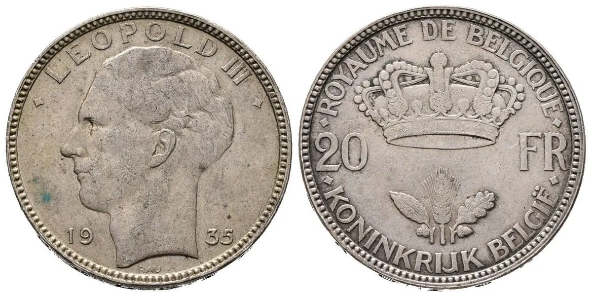 Belgie, Leopold III., 1934 - 1950 — 1