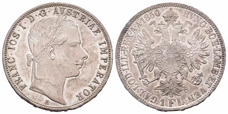 Zlatník 1860 A, varianta s tečkou za REX