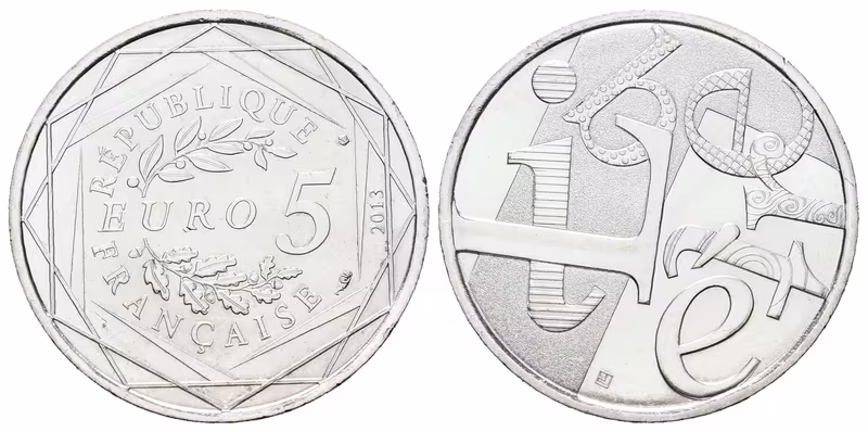 Francie, 5 Euro 2013
