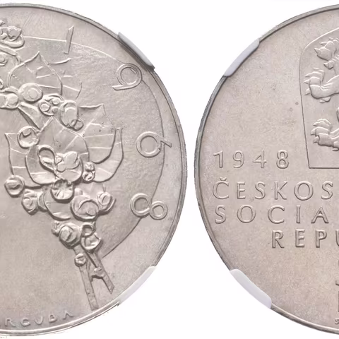 50 Kčs 1968 - Republika, Aurea.116, etue NGC, hodnocení PF 66,
