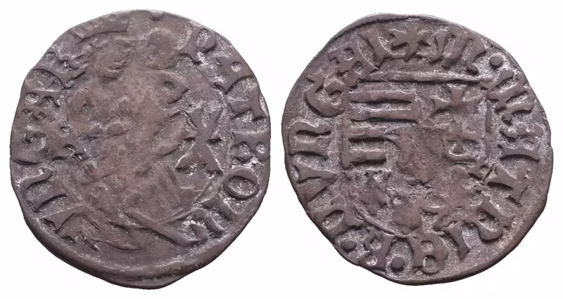 Uhersko, Denár b.l. (1482 - 1486) K-VA
