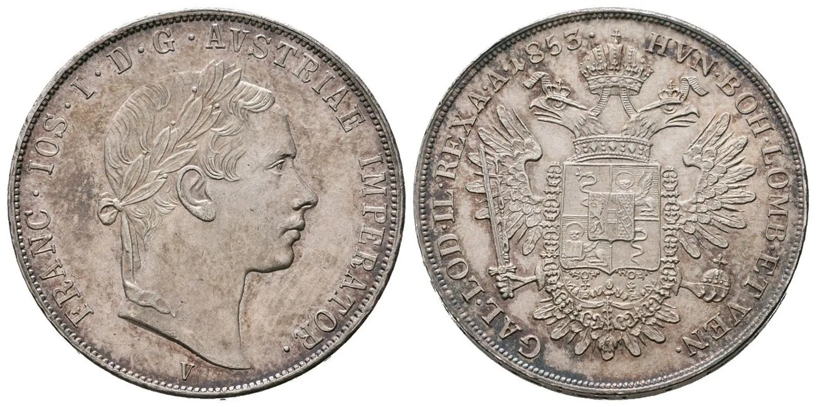 Konvenční měna, 1848 - 1857 — 1