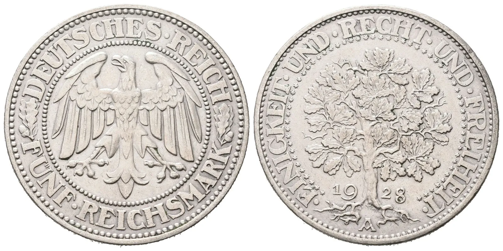 Výmar, 5 Marka 1928 A