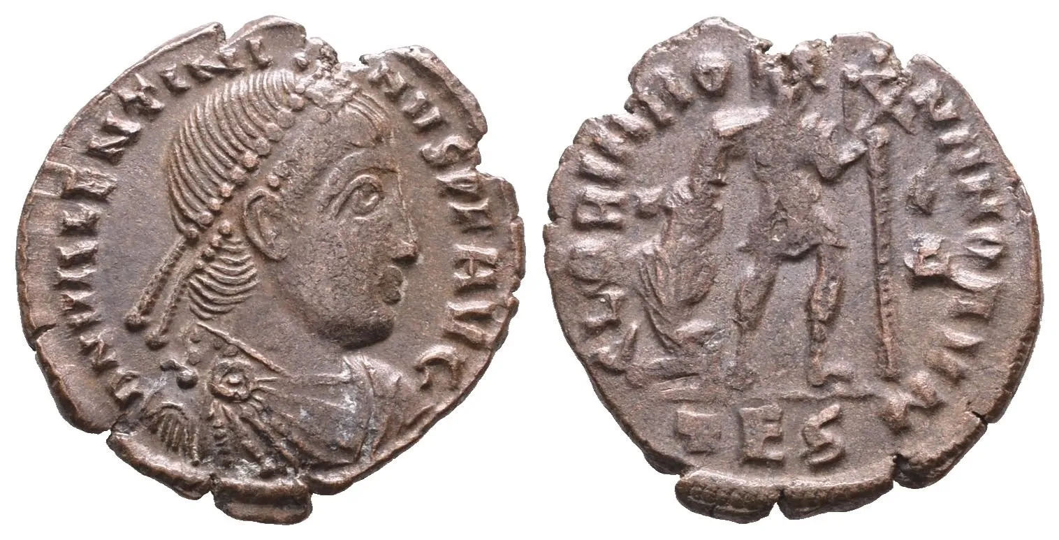 Valentinianus I., nummus, Thessalonica, RIC IX 14
