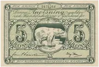 Grónsko, 5 Kroner (1953-1967), P.18a