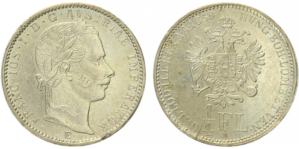 Rakouská a spolková měna, 1857 - 1892 — 1