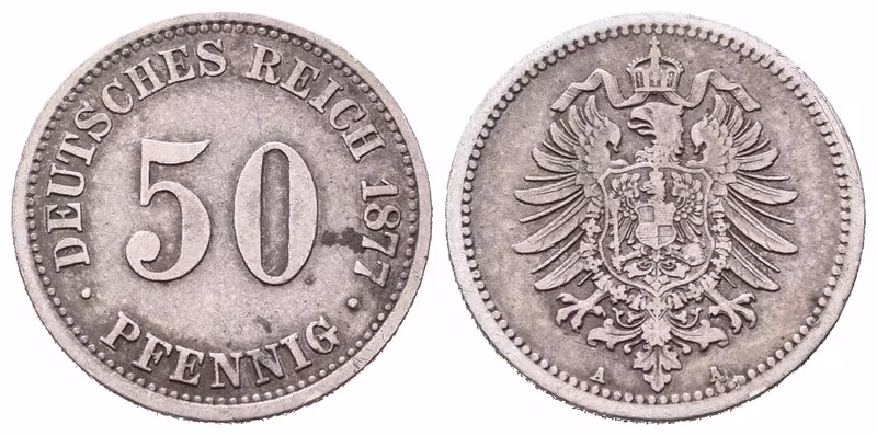 50 Pfennig 1877 A, Berlin