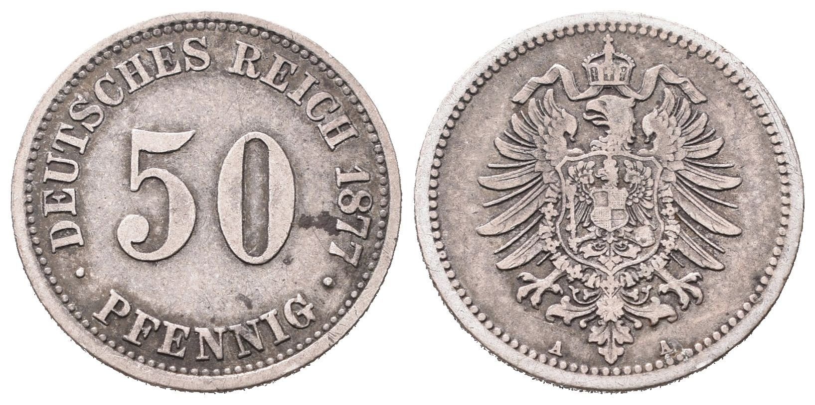 50 Pfennig 1877 A, Berlin