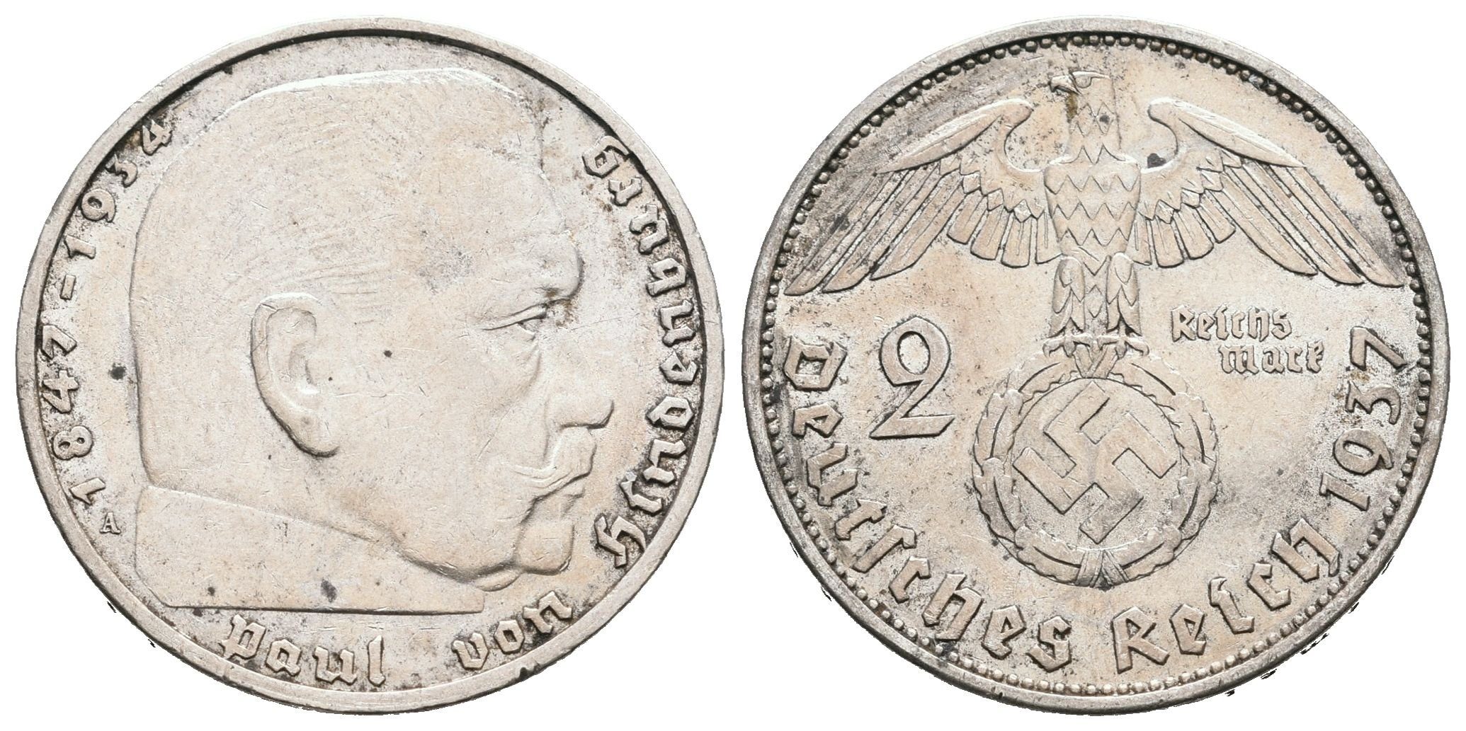 III. říše, 2 Marka 1937 A