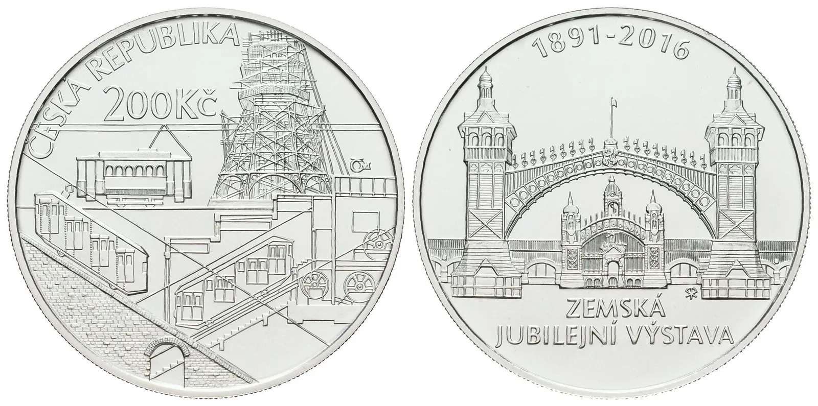 200 Kč 2016 - Zemská jubilejní výstava v Praze