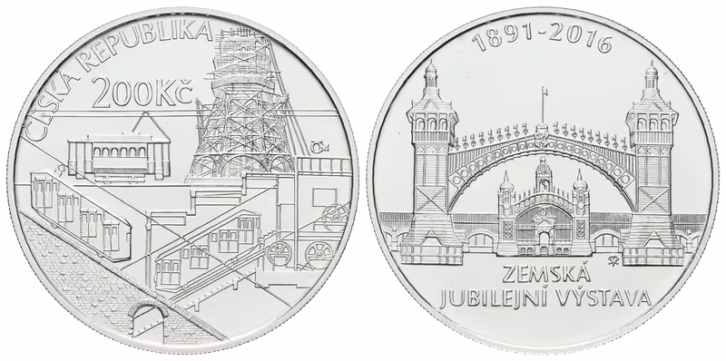 200 Kč 2016 - Zemská jubilejní výstava v Praze
