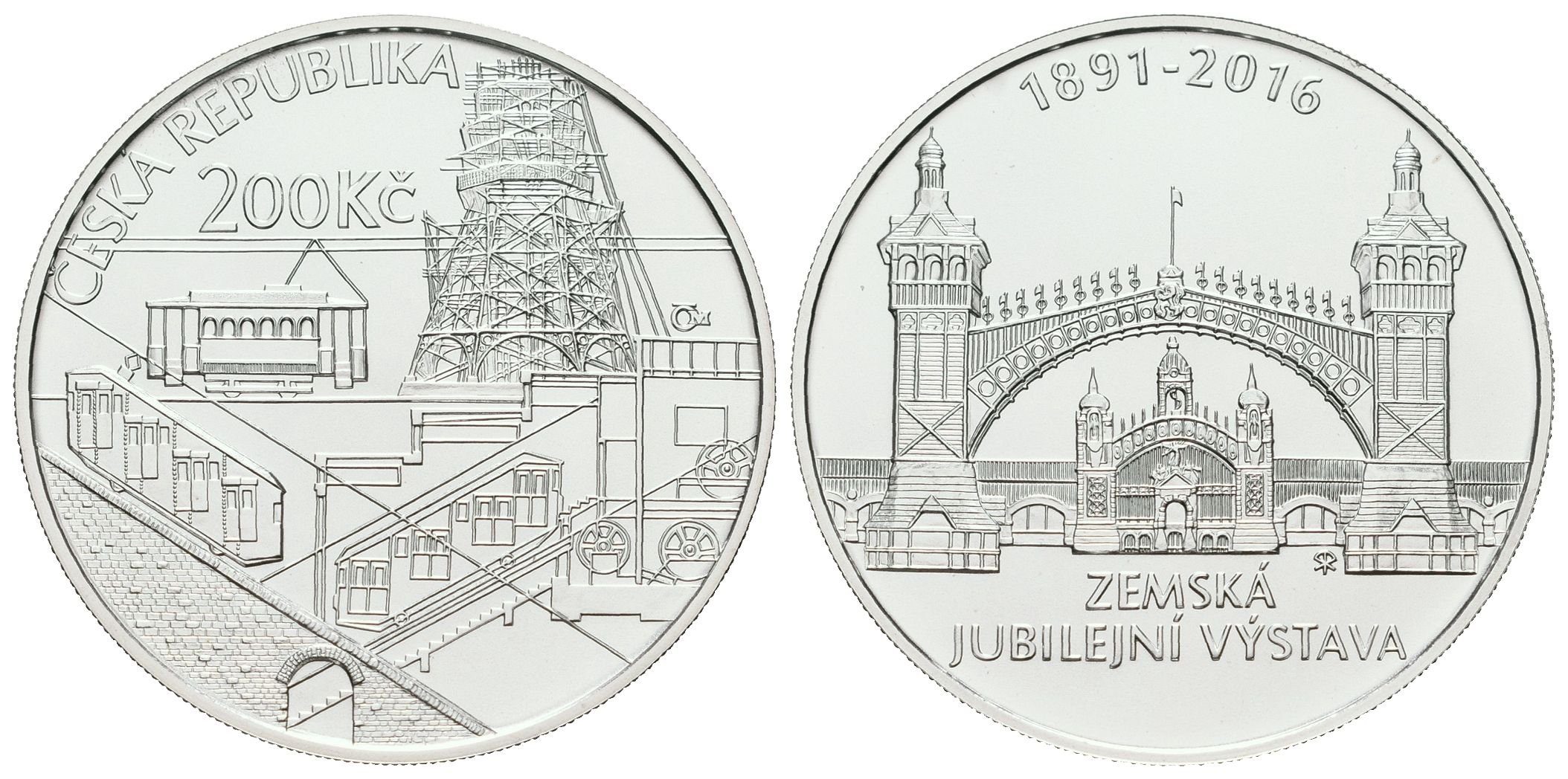 200 Kč 2016 - Zemská jubilejní výstava v Praze