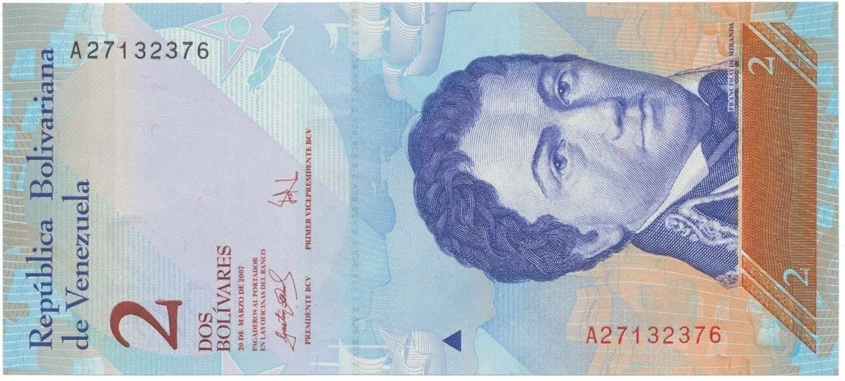 Venezuela, 2 Bolivares 2007, P.88a