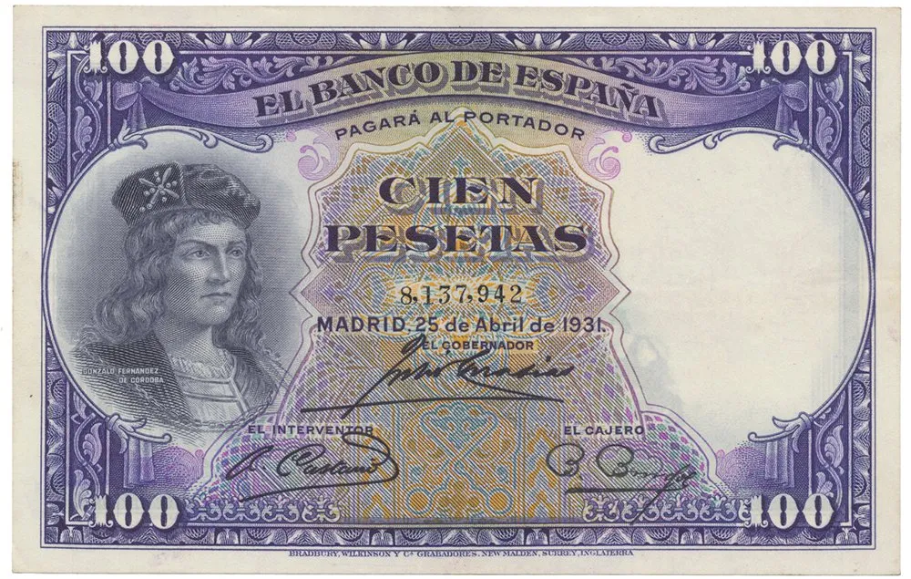 Španělsko, 100 Pesetas 1931, P.83