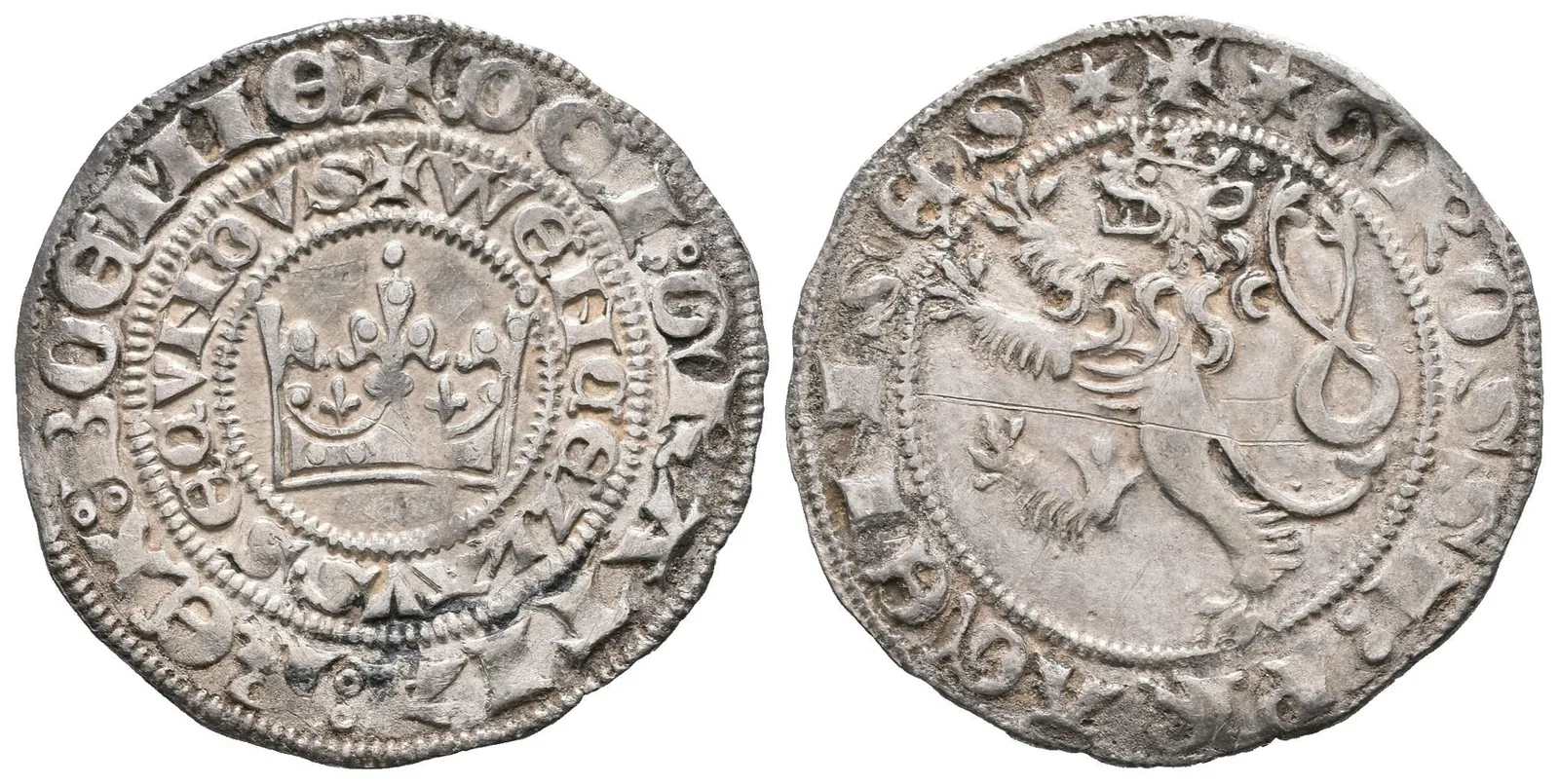 Pražský groš, Sm.2 — 1