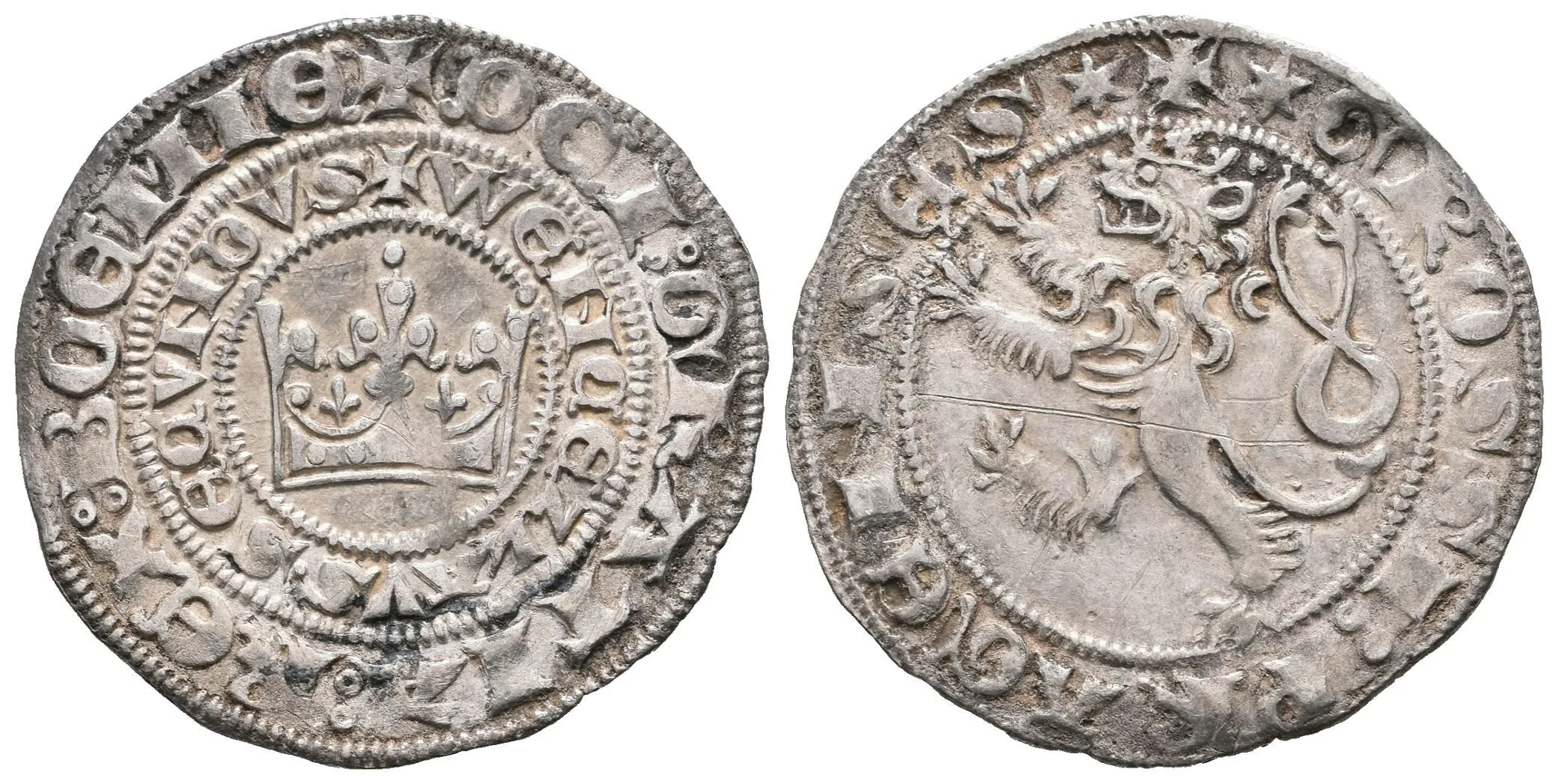 Pražský groš, Sm.2 — 1