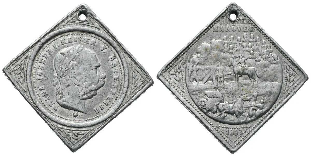František Josef I., medaile vojenských manévrů — 1