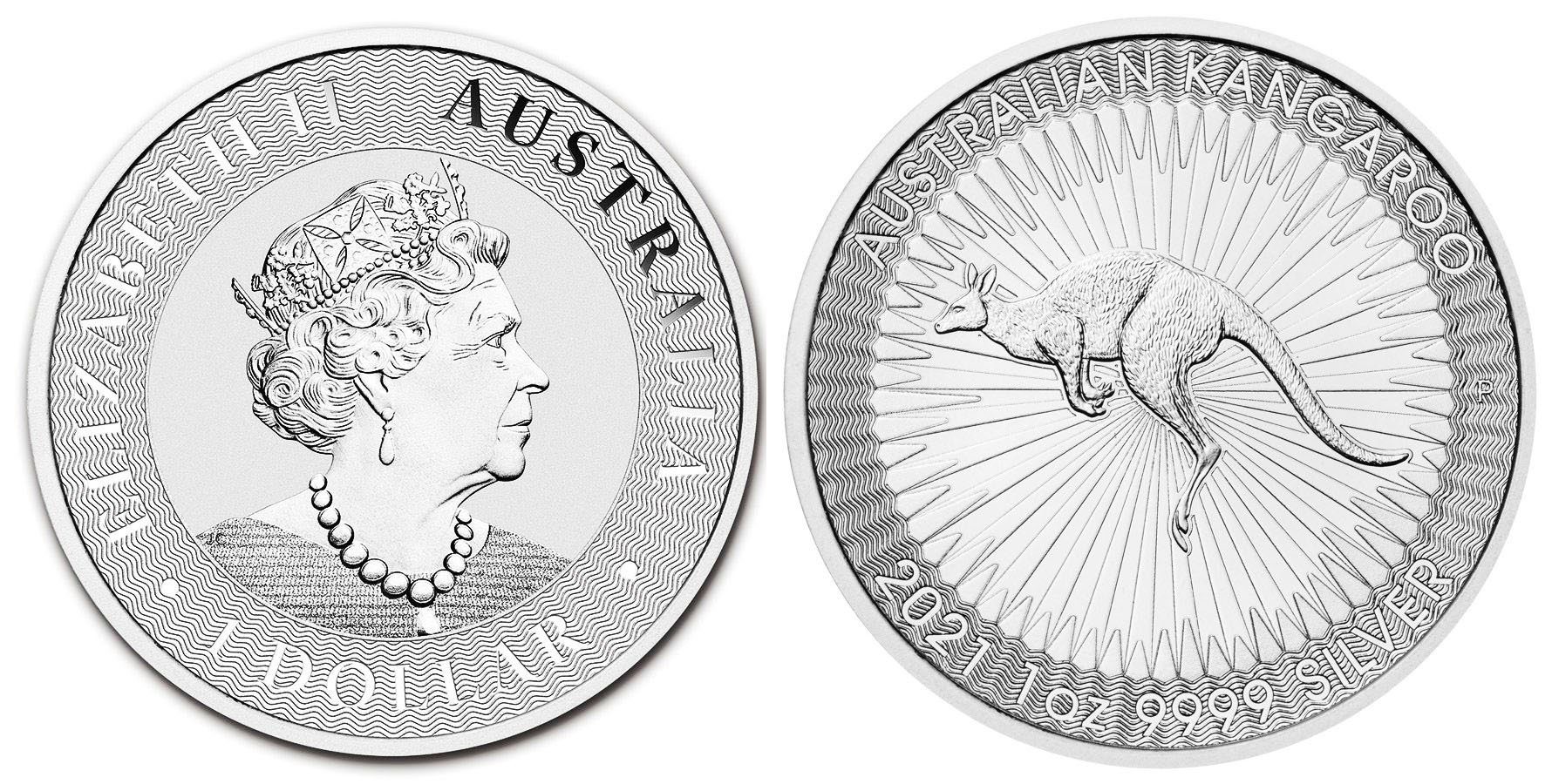 Austrálie, Dollar 2021 - Kangaroo