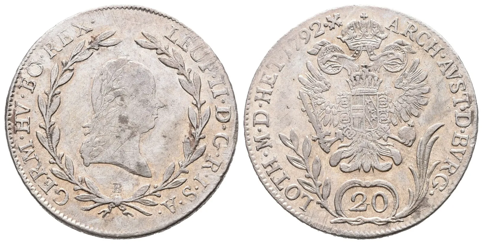 20 Krejcar 1791 B