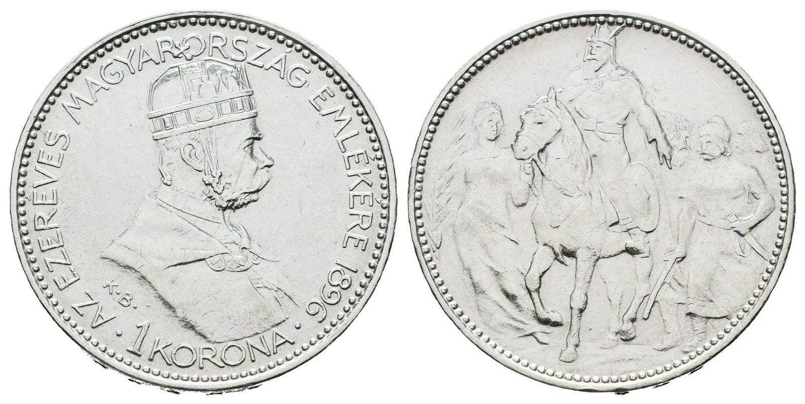 1 Koruna 1896 KB - jubilejní