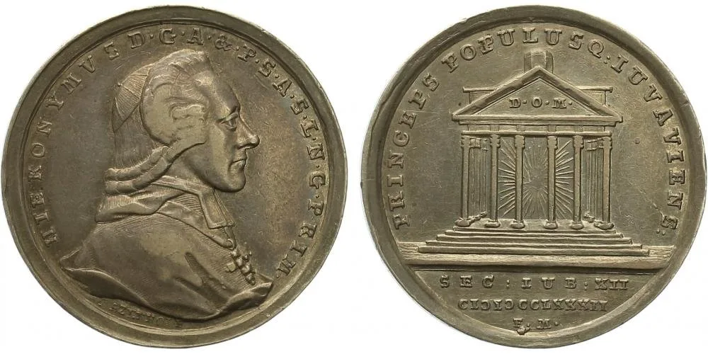 Salzburg - arcibiskupství, Hyeronymus Colloredo, 1772 - 1803 — 1