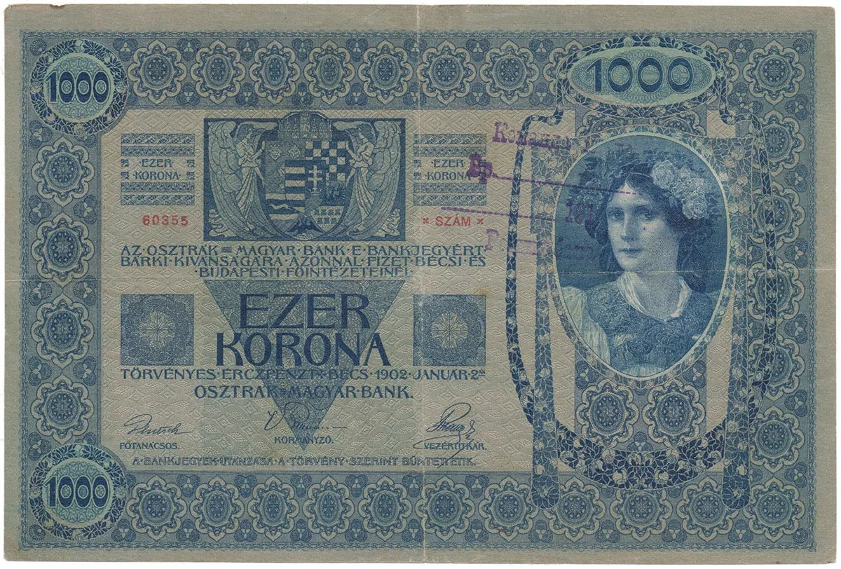Razítkované R-U bankovky na Balkáně 1919-1921 — 1