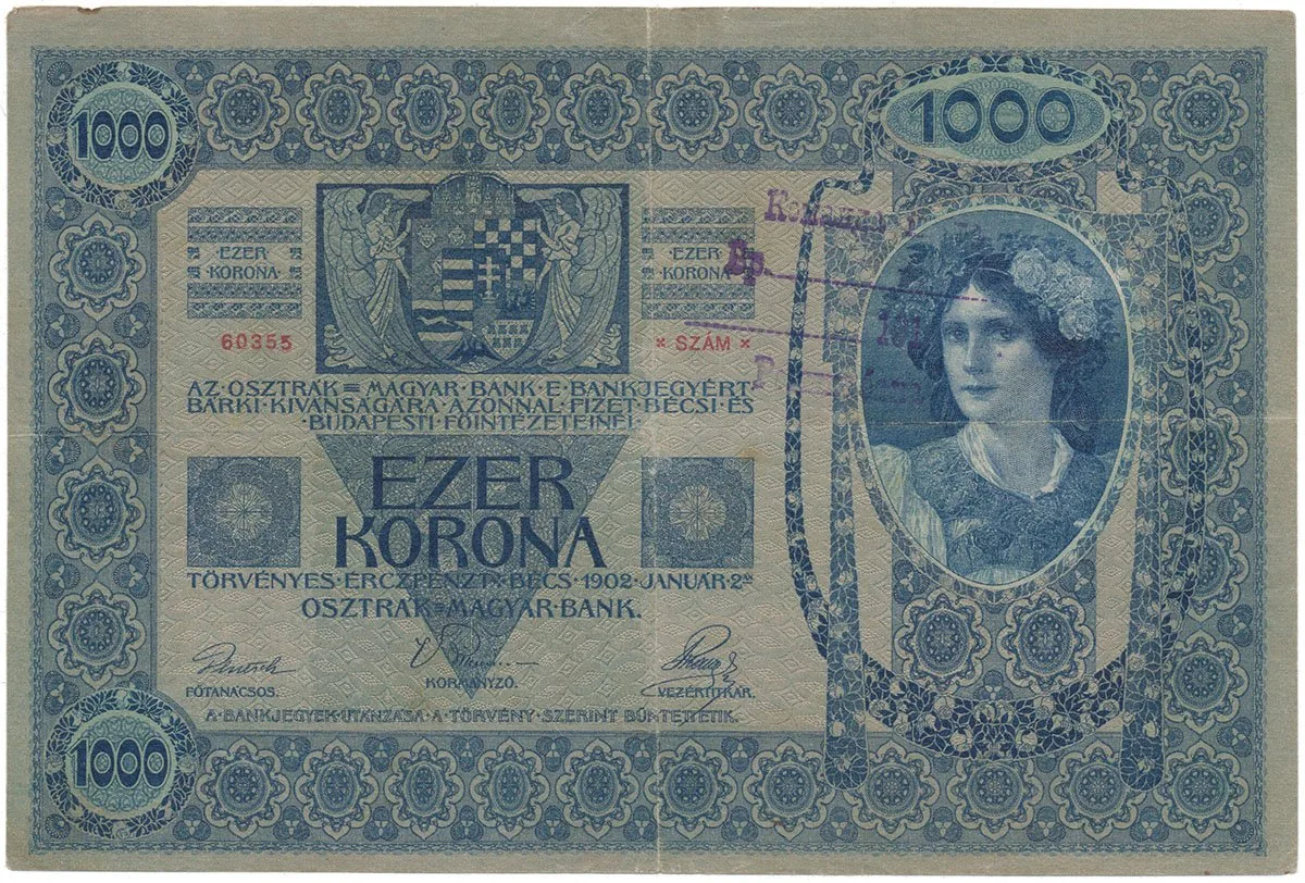 Razítkované R-U bankovky na Balkáně 1919-1921 — 1