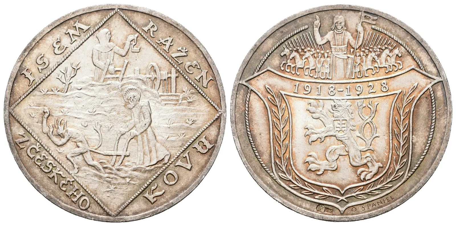 AR Medaile 1928 - 10. výročí vzniku ČSR