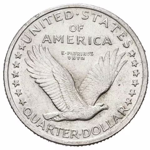 1/4 Dollar 1917 - Stojící Liberty, typ I, KM.141,