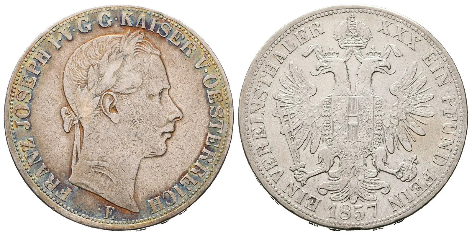 Rakouská a spolková měna, 1857 - 1892 — 1