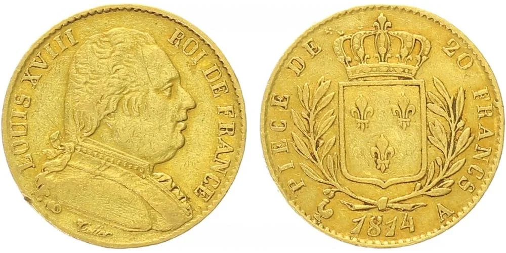 Francie, Louis XVIII., 1814/1815 - 1824 — 1