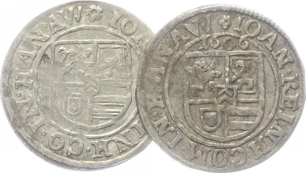 Hanau - Lichtenberg, Johann Reinhard, 1599 - 1625 — 1