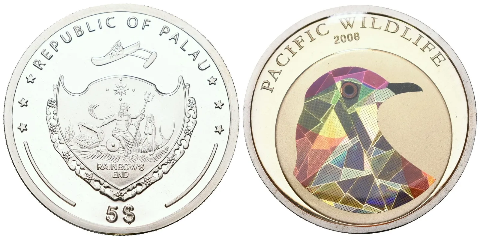 Palau, 5 Dollars 2006 - Lori horský